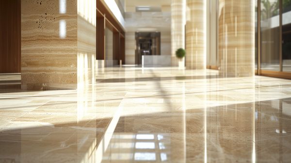 Le travertin, élégance naturelle et polyvalente